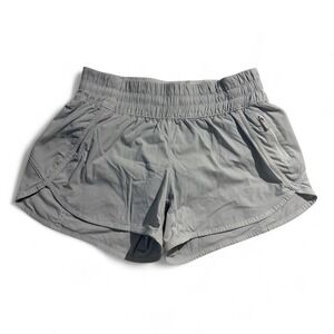 Lululemon Speed Up Shorts 2.5 Gray Blue Athletic Running Shorts Womens Size 6